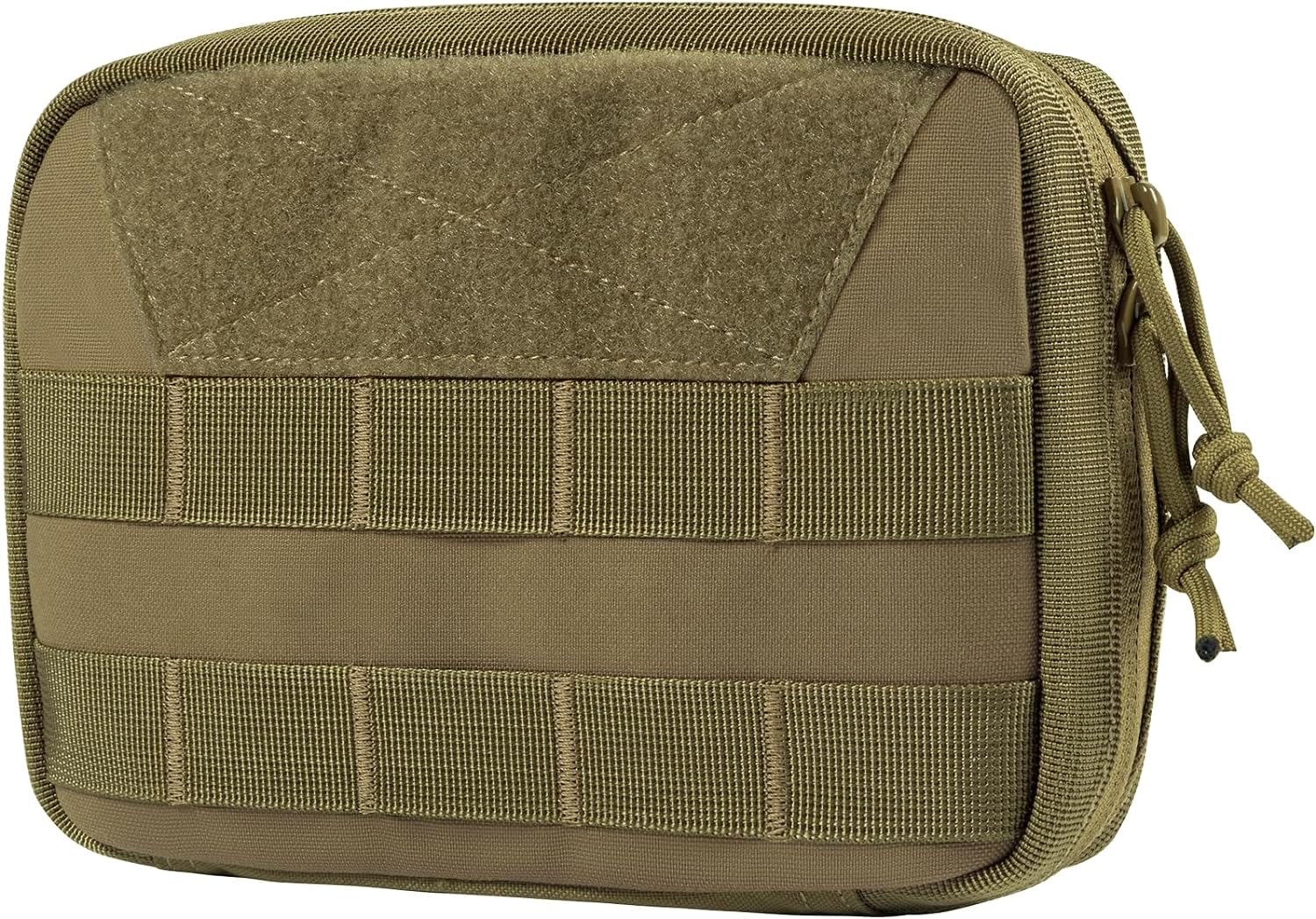 OneTigris MOLLE Pouch, Tactical Admin Pouch Belt EDC Tool Organizer Zippered Utility Waist Pack 7.5"x5"x2"