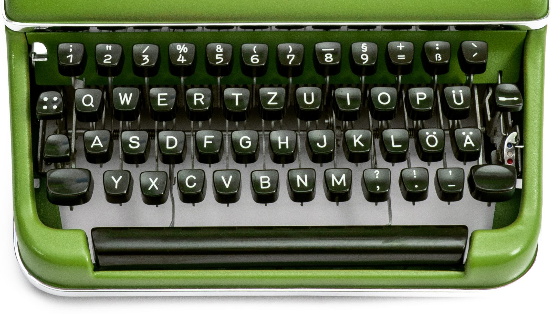 Generisch Grüne Schreibmaschine Vintage - voll funktionsfähige Schreibmaschine, restauriert und mit neuem Farbband