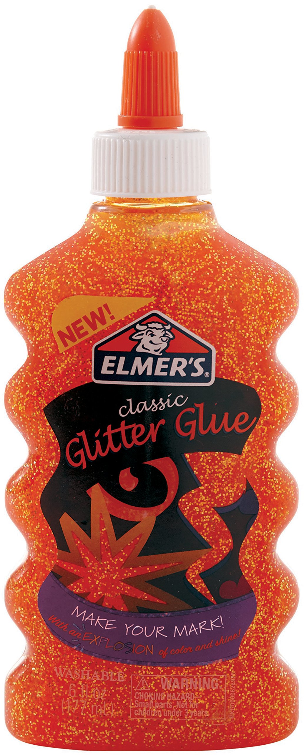 Elmer's 2022912 Liquid Glitter Glue, Washable, Gold, 6 Ounces, 1 Count