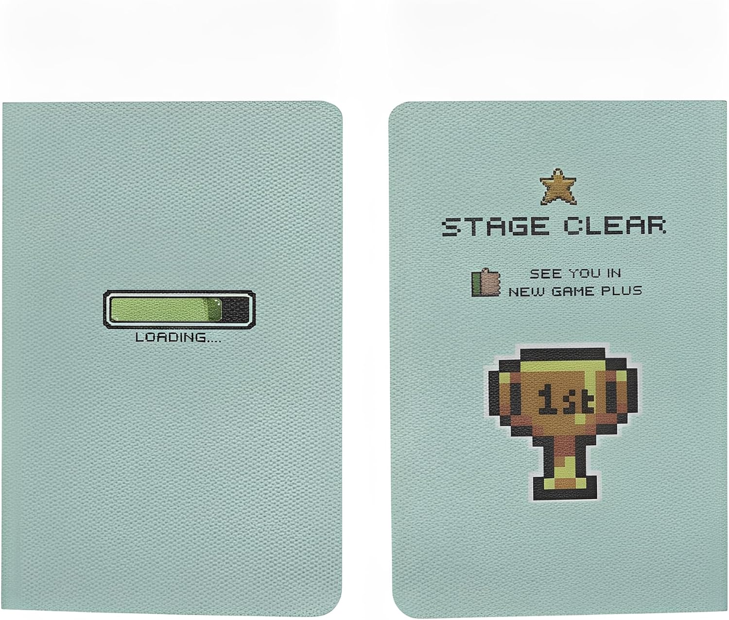 Undated Daily Planner A6, Retro Handheld Style Journal with 120gsm Paper, 384 Pages 180° Flat Lay Notebook, Gamified Habit Tracker & Creative Idea image 4
