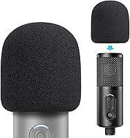 Vista 1 de ATR2500x Cubierta de Espuma con Filtro Pop - Pantalla Antiviento de Micrófono Personalizada para Audio Technica ATR2500x-USB, Micrófono USB