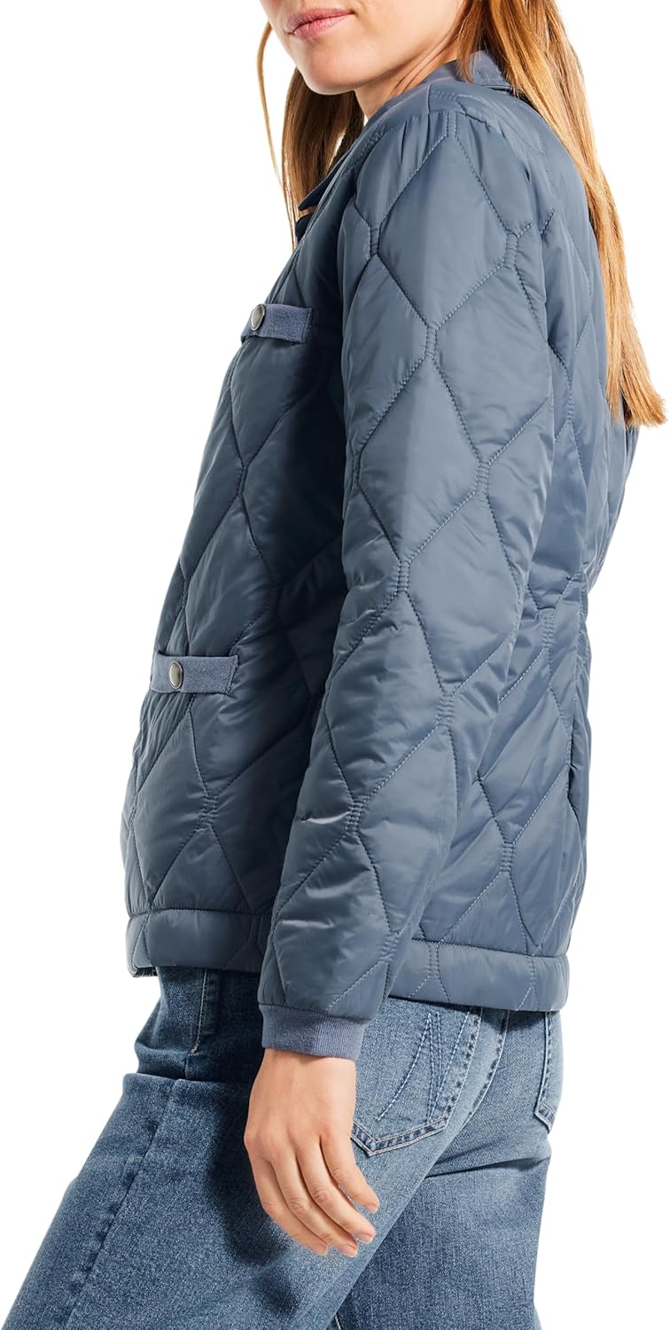 NIC+ZOE womens Knit Trim Puffer Jacket - Image 2