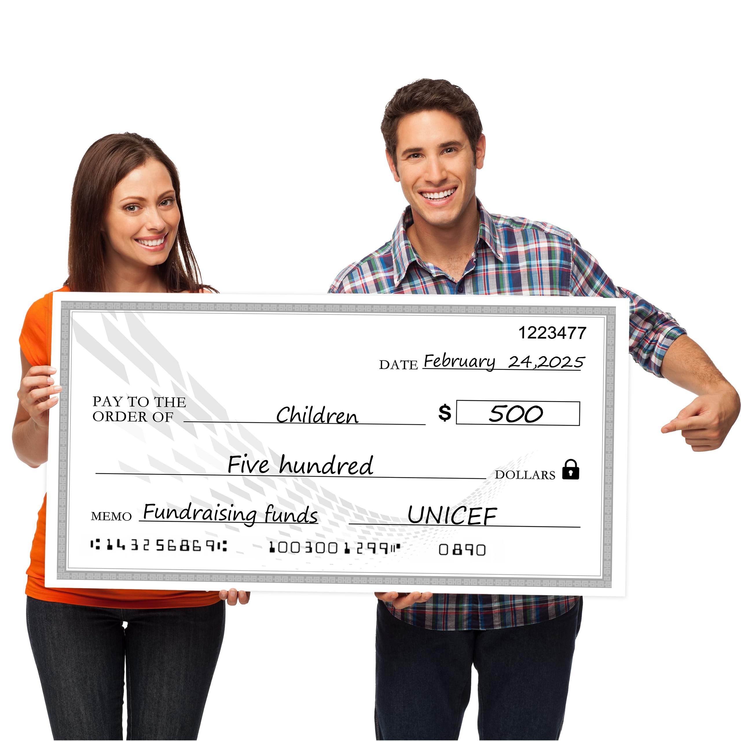 Big Check großes Scheck, 76,2 x 40,6 cm, trocken abwischbar, riesiger Scheck, übergroße gefälschte Schecks für Präsentationen, große Spendenaktionen, blanko, übergroßer Scheckkarton (schwarz Big Check großes Scheck, 76,2 x 40,6 cm, trocken abwischbar, riesiger Scheck, übergroße gefälschte Schecks für Präsentationen, große Spendenaktionen, blanko, übergroßer Scheckkarton (schwarz