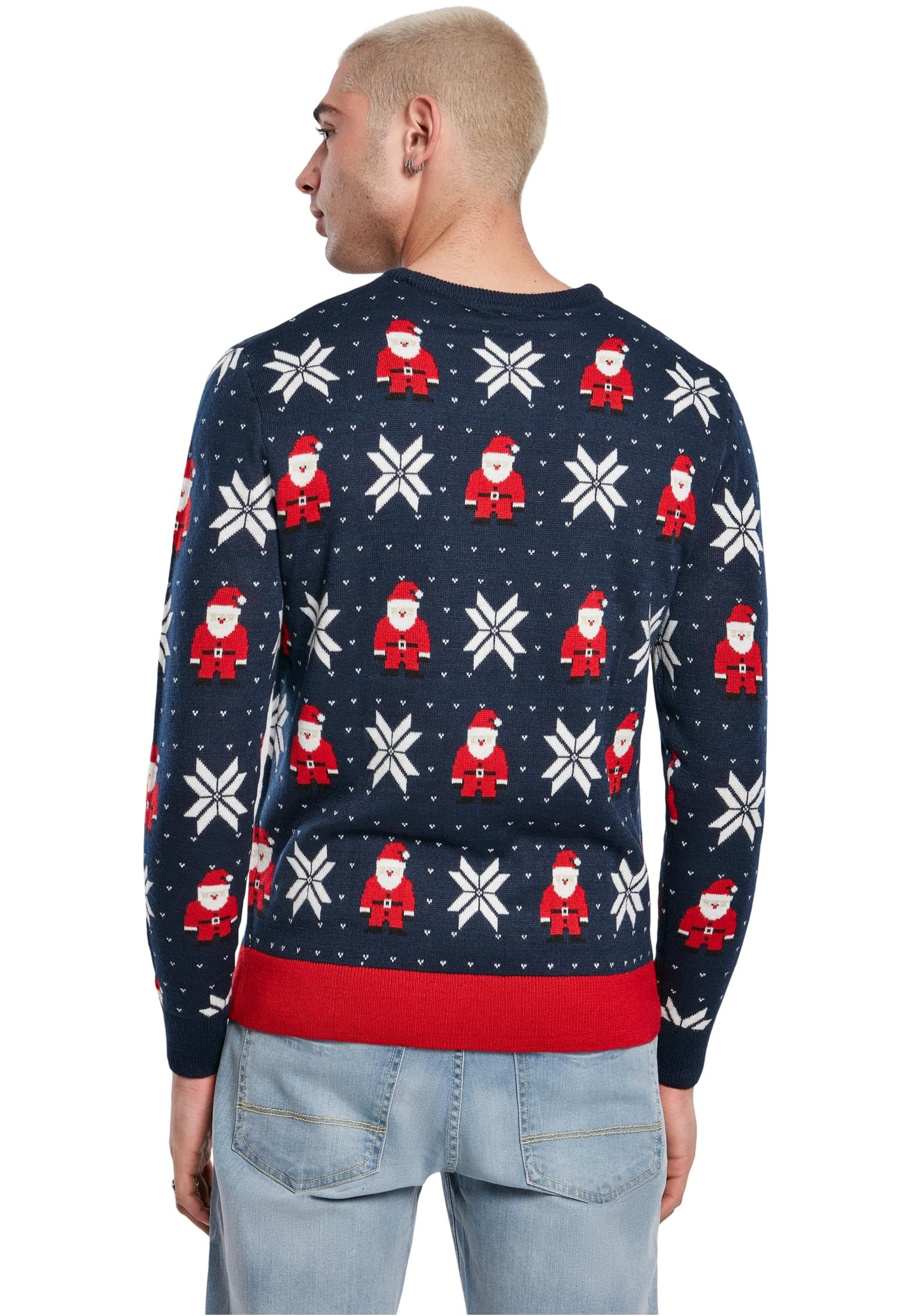 Urban Classics Bluza Uniseks Nicolaus And Snowflakes Sweater