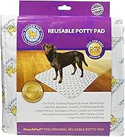 Vista 8 de PoochPad Almohadilla para orinal original, lavable y reutilizable (tamaño mediano, paquete de 2) - Control de olores inigualable, almohadilla