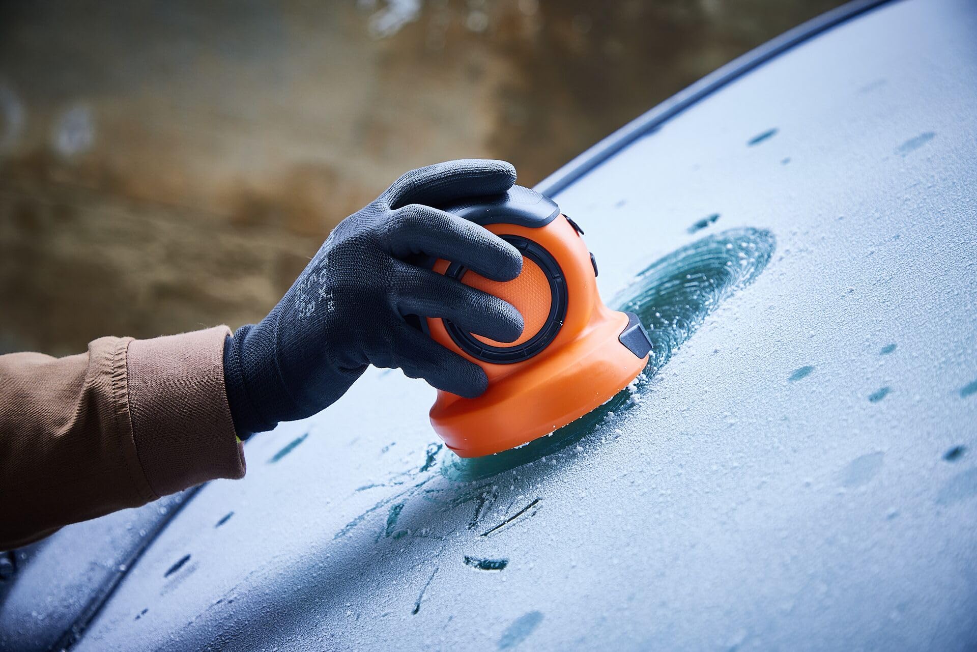 Osram ICEscraper 010, grattoir à Glace électrique Rechargeable pour Pare-Brise, dégivreur, sans Fil, portatif, Marche/arrêt Automatique, Activation Tactile