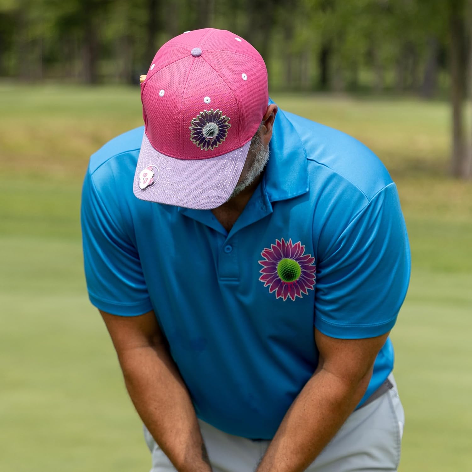 Classic Golf Hats - Tee Holder & Magnetic Ball Marker - Sweat-Stain Resistant - 100% Custom Made - Image 6