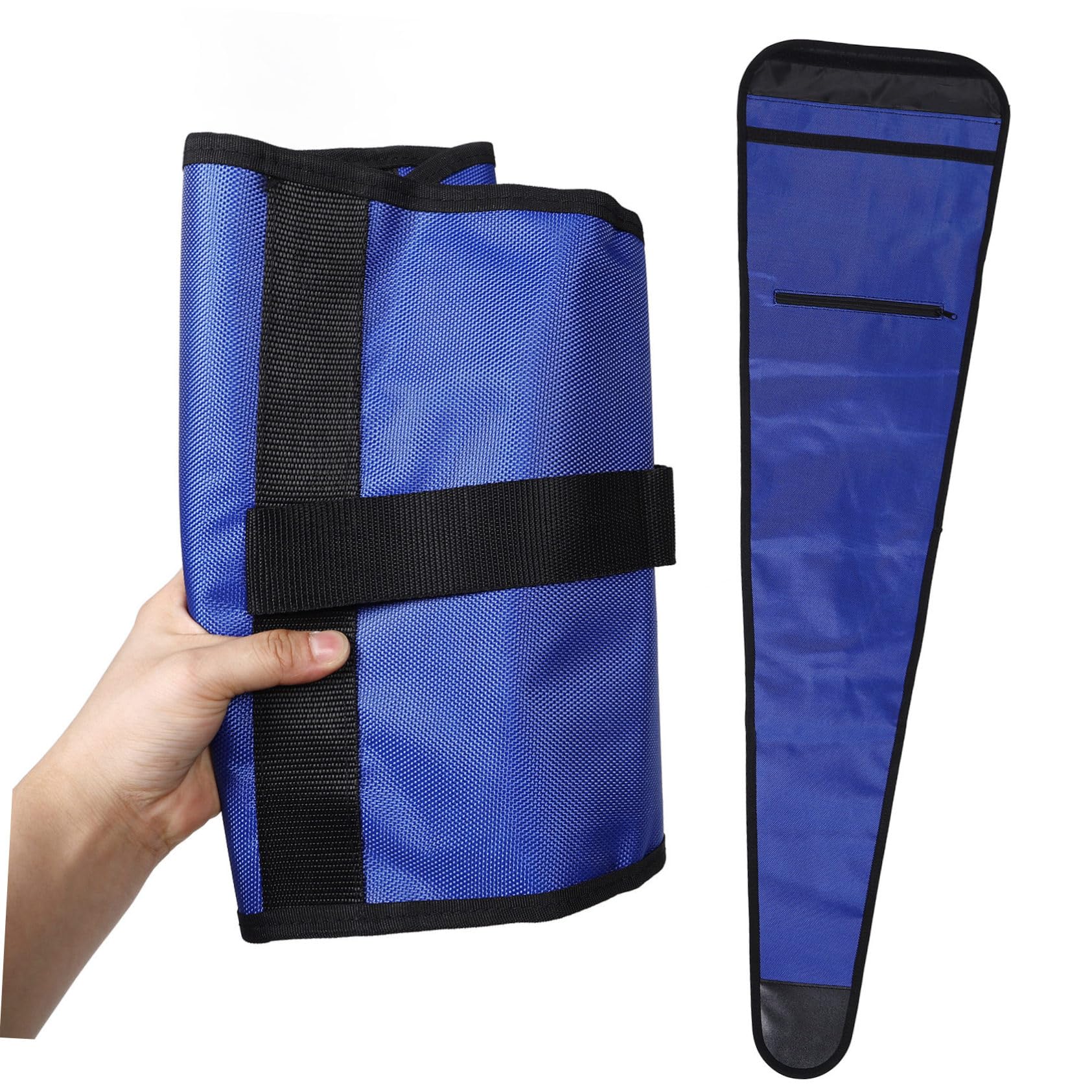 Happyyami Sacca Scherma Doppia Oxford Blu, Pratica e Compatta, Spazio Indipendente per 2 Spade, per Allenamento Outdoor