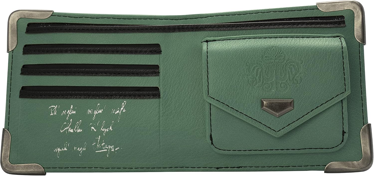 ABYSTYLE Cthulhu Premium Bi-Fold Multipurpose Wallet 3.74" x 4.3" Money Credit Card Holders Horror Story Merch Accessories Gift