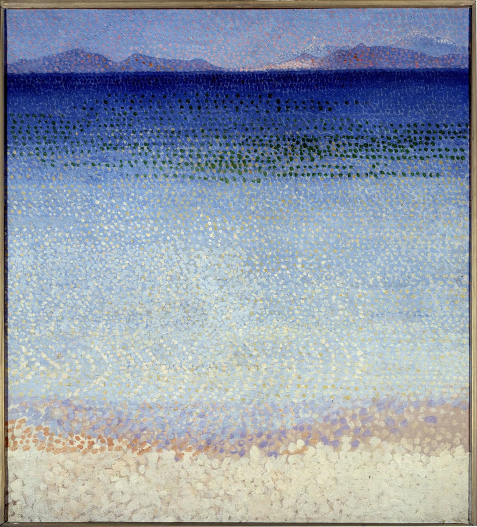 POSTERIIk Famous Print Pop Art Wall Art Graffiti Les Iles D'or Iles D'hyeres Painting by Henri Edmond Cross Art Prints for Home Decor 60x90cm