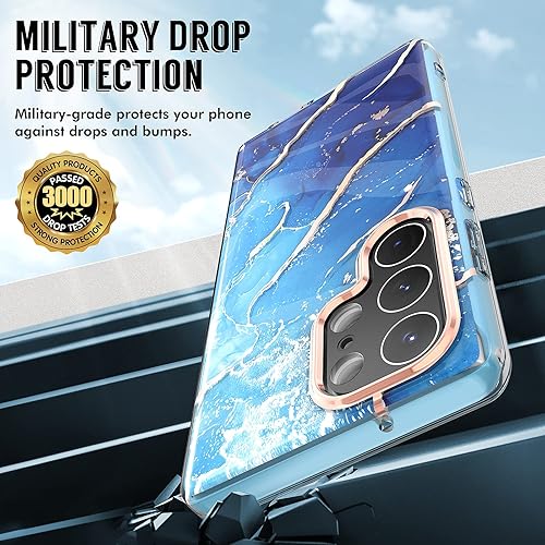 Miniatura 7 de Funda compatible con Samsung Galaxy S23 Ultra 5G de 6.8 pulgadas, funda protectora delgada y elegante, [sin protector de pantalla incorporado]