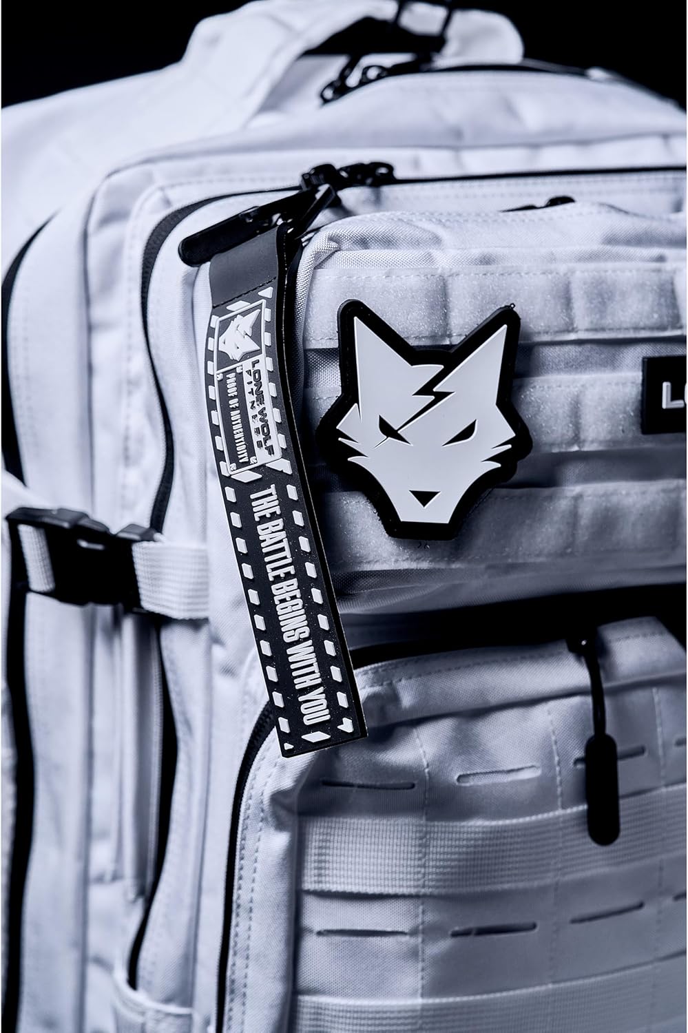 Lone Wolf Fitness Gen 3 45L White Backpack - Image 3