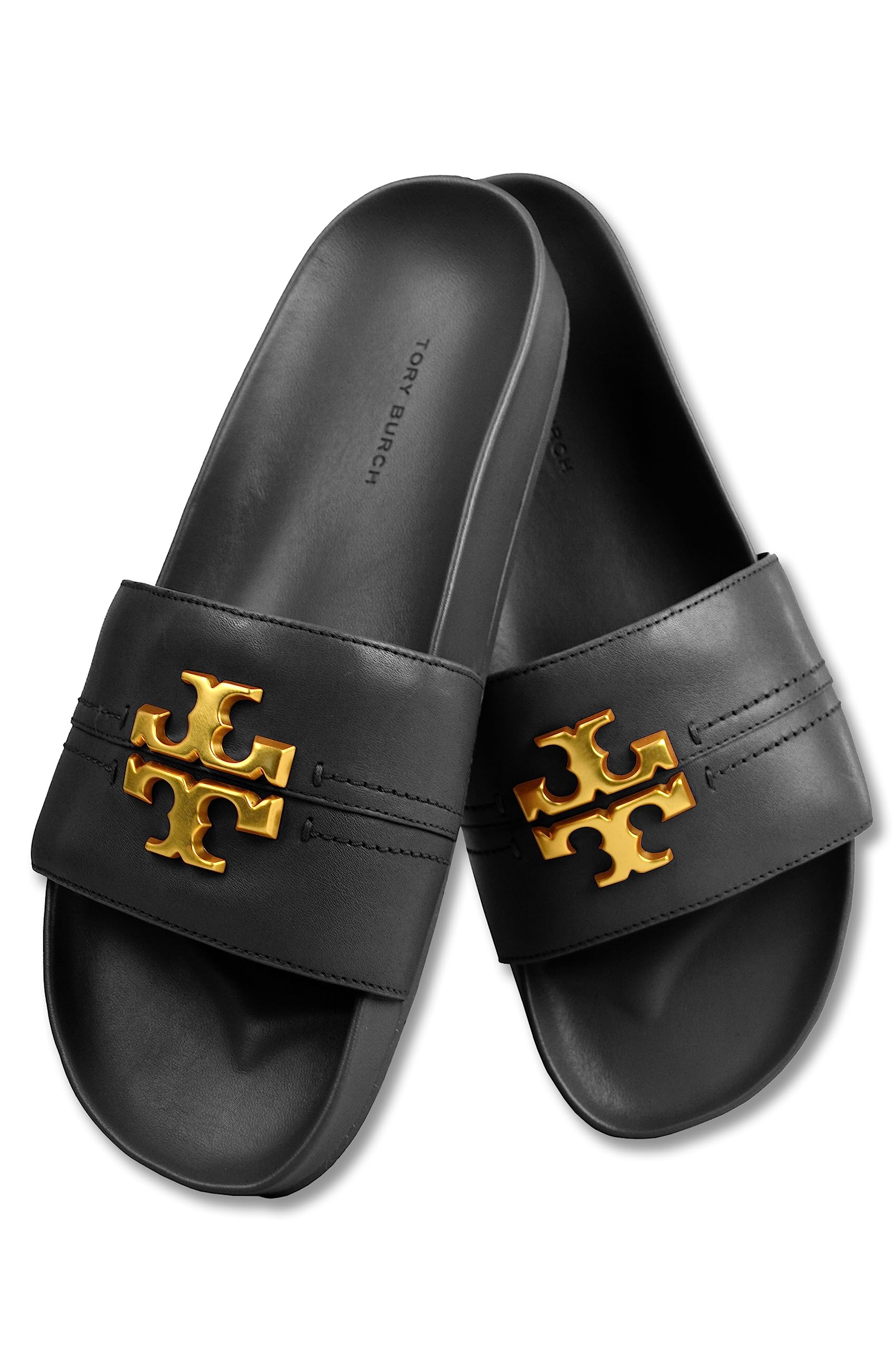 TORY BURCH EVERLY SLIDE サンダル ブラック Amazon.com: Tory Burch Women's Everly Anatomic Cloud Slides Flats