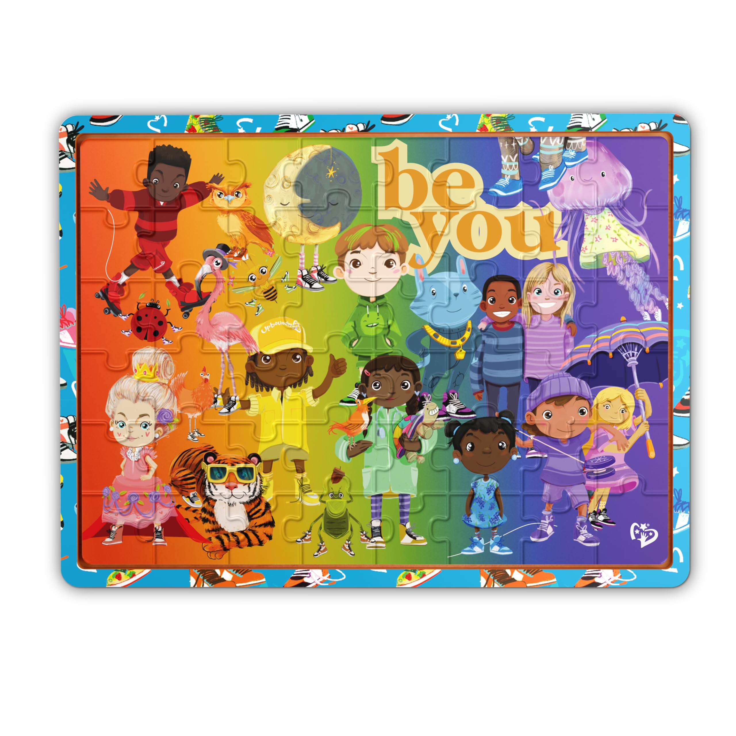 Amazon.com: 48pc FSC Wooden Tray Puzzle - Upbounders® Be You