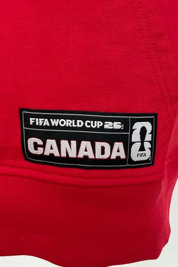 FIFA Men's Canada RED Hoodie by FIFA - Image 4