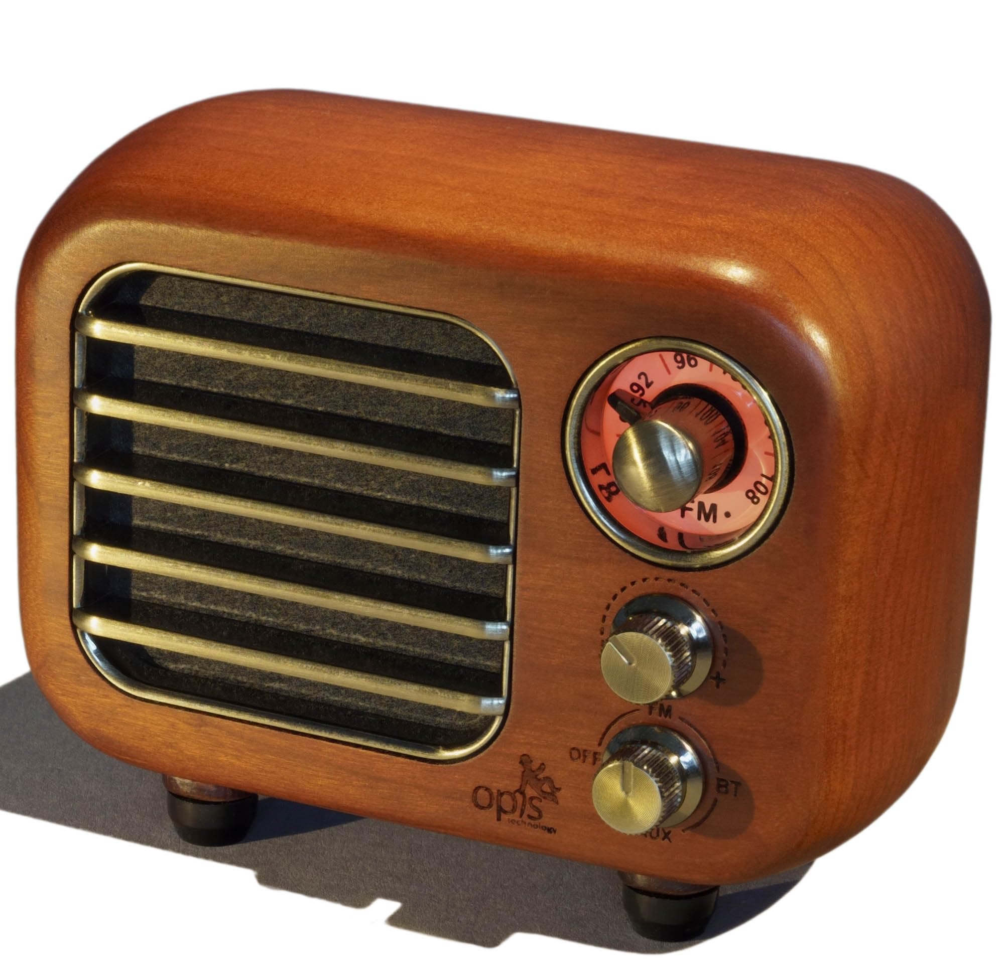 Opis Radio 3 - Altoparlante Bluetooth, design retrò, piccola radio con altoparlante Bluetooth