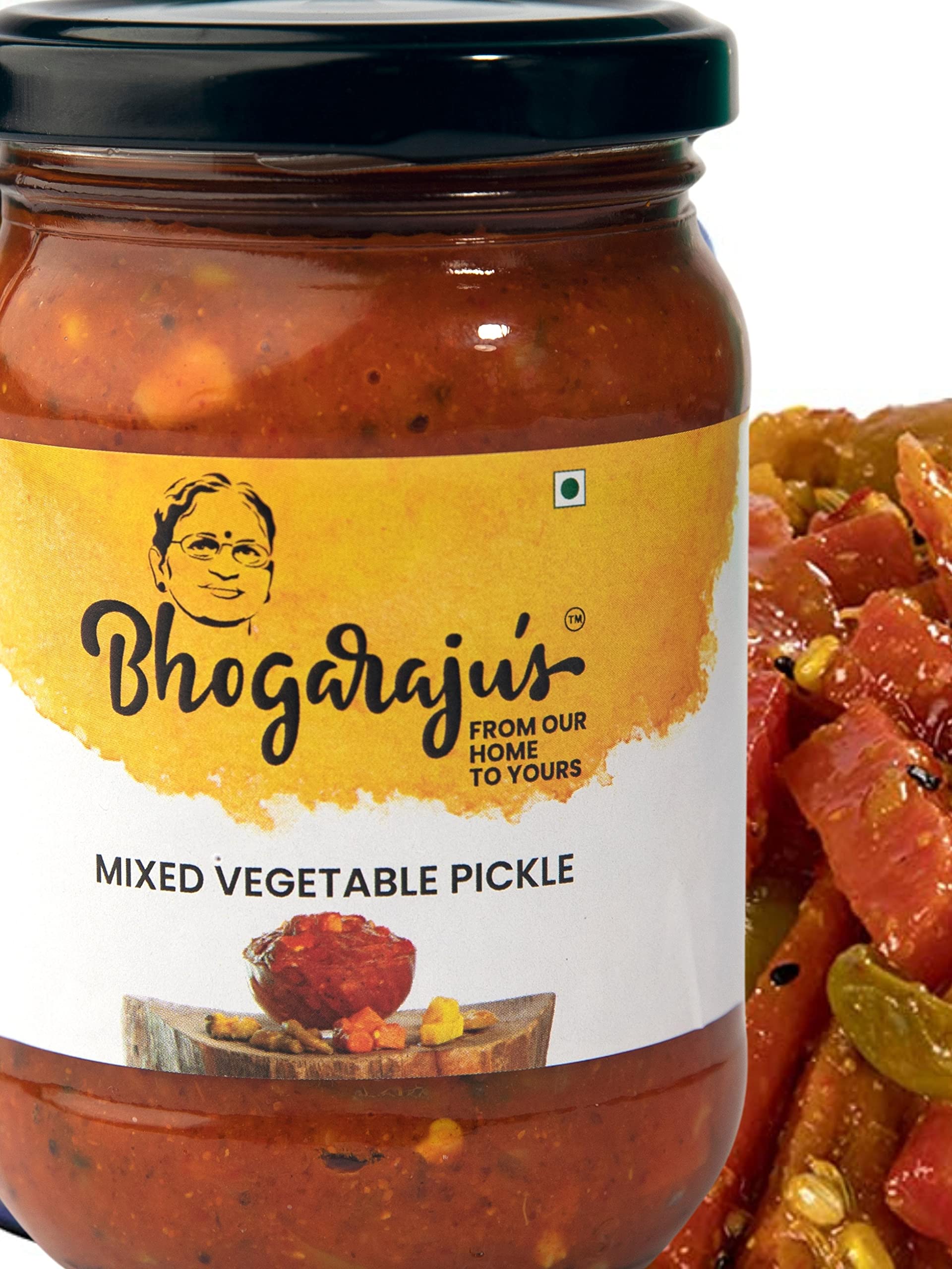 Bhogarajus - South Indian Taste Homemade Mixed Vegetable Pickle - 300 gms. (B0BG8SN38M) Amazon Price History, Amazon Price Tracker