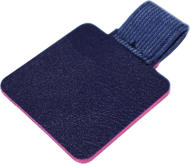 Navy Blue Pen Loop Pen Holder Self Adhesive Elastic Pencil Loop Faux Leather Stylus Pencil Holder Universal Fit for Notebooks Diaries Tablets Calendars Planner Journals Phones Clipboards (Navy Blue)