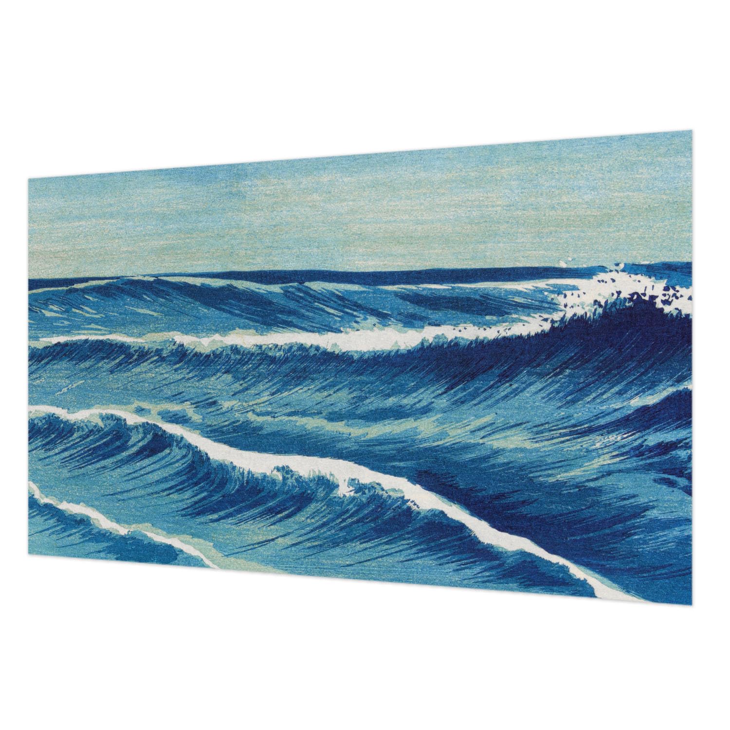 Papier peint vagues de la mer facile à nettoyer avec colle