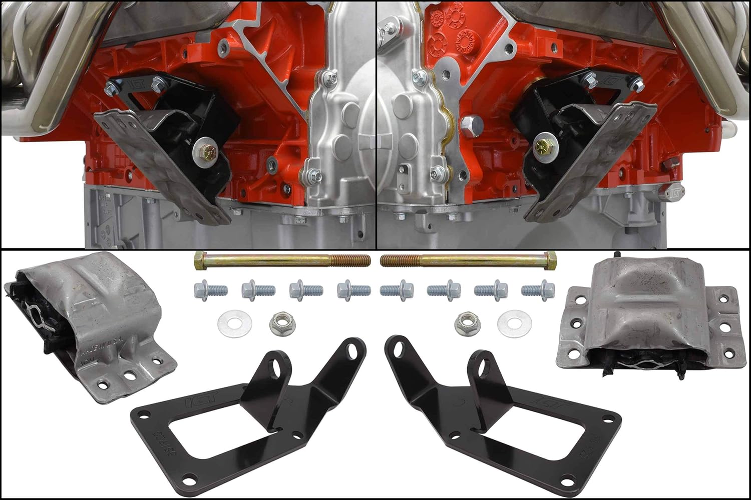 ICT Billet Swap Engine Conversion Mount Kit Compatible with