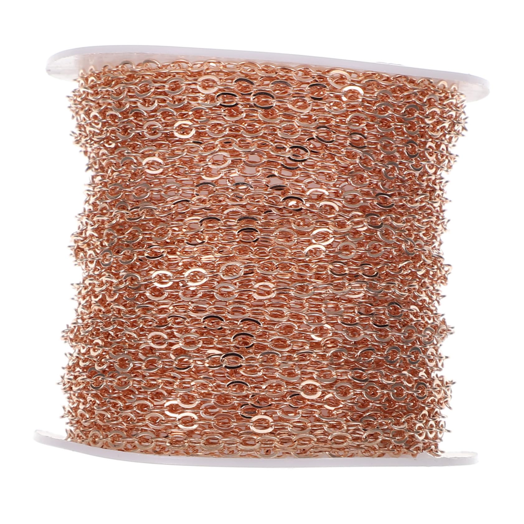 Perles De Chaîne En Cuivre 10 Mètres Pour Fabrication De Bijoux DIY - Rondes, Métal
