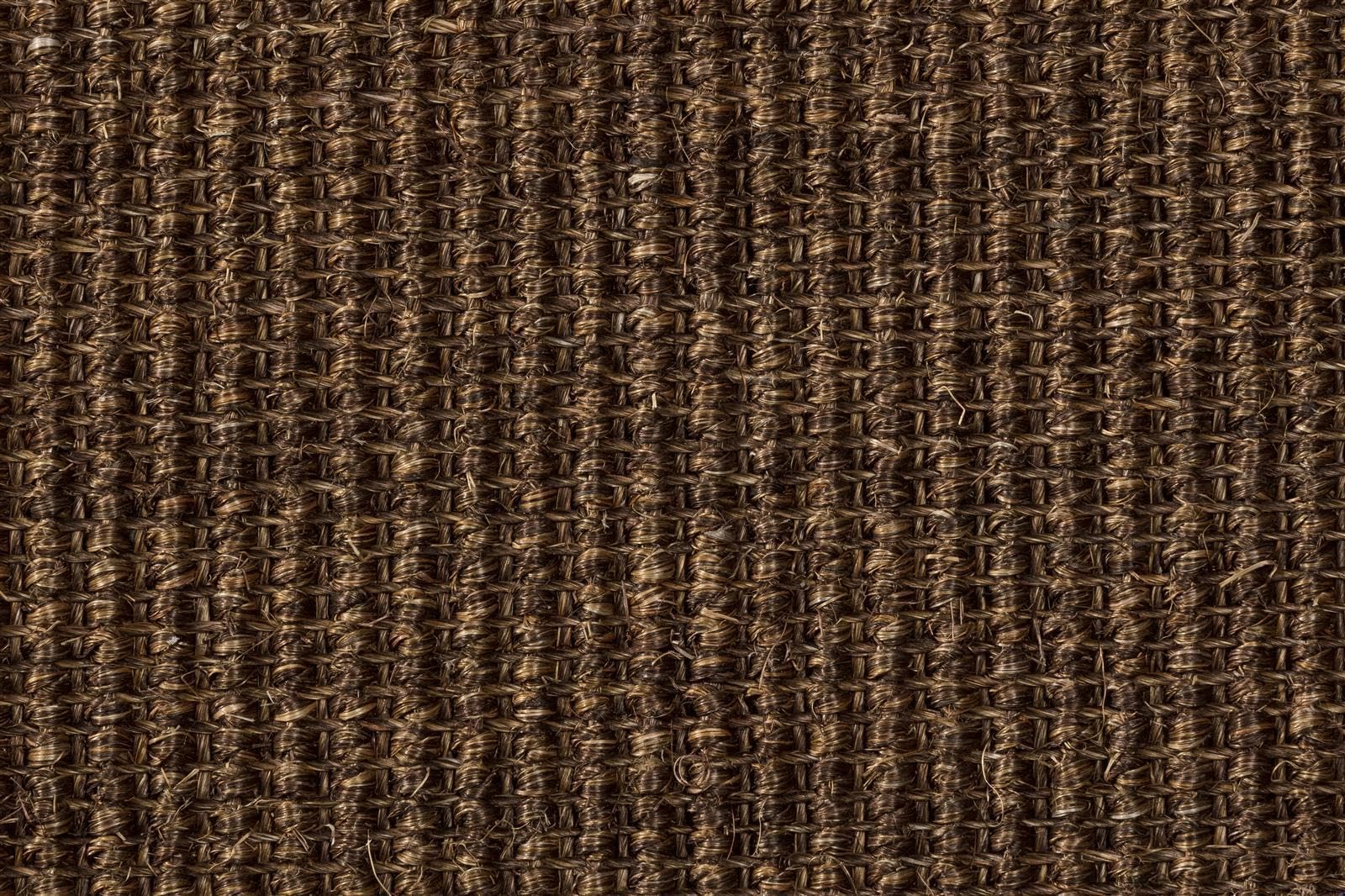 Astra Sisalteppich Manaus - 100% Naturfaser Teppich aus Sisal, robust & rutschfest, fußbodenheizungsgeeignet, ideal für Wohnzimmer, Flur & Büro Dunkelbraun/Coffee 80x200cm