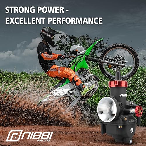 Miniatura 6 de NIBBI Carburador PE30mm de repuesto de 250 cc de alto rendimiento con chorros de carbohidratos, compatible con YAMAHA KAWASAKI SUZUKI Apollo SSR TTR
