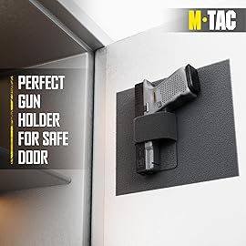 M-Tac Gun Holster for Concealed Carry - CCW Concealed Carry Holster for Men and Women - Cordura Pistol Holster for Fanny, Backpack, Vest (Black)