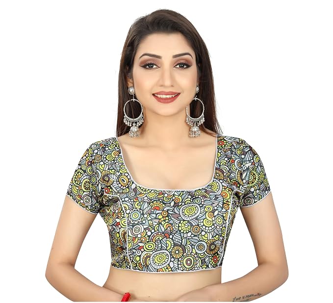 Half Sleeve Saree Blouse at Amazon 