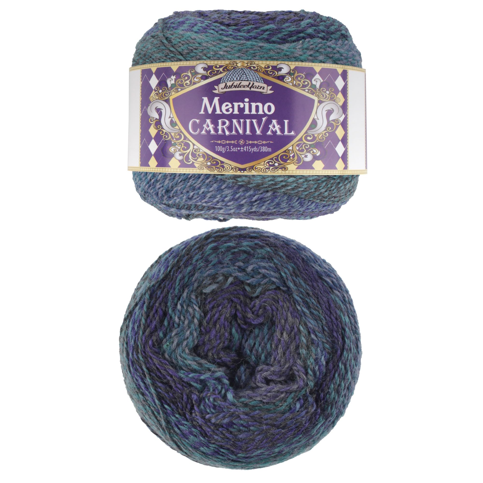 Laine mérinos Carnival Volo dell'Angelo JubileeYarn 100g