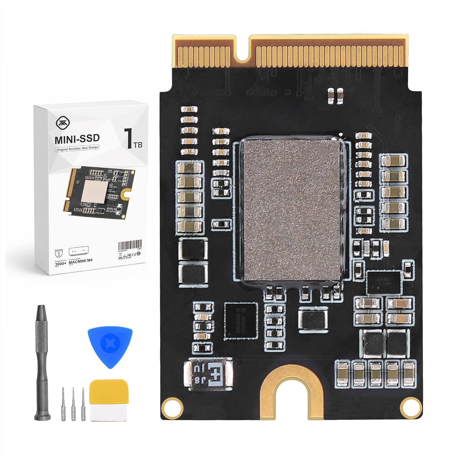 SlimQ 1TB SSD for Mac mini M4 - Upgrade Kit Compatible with Macmini Internal M.2 SSD Replacement Drive, High-Speed 1TB Storage Upgrade