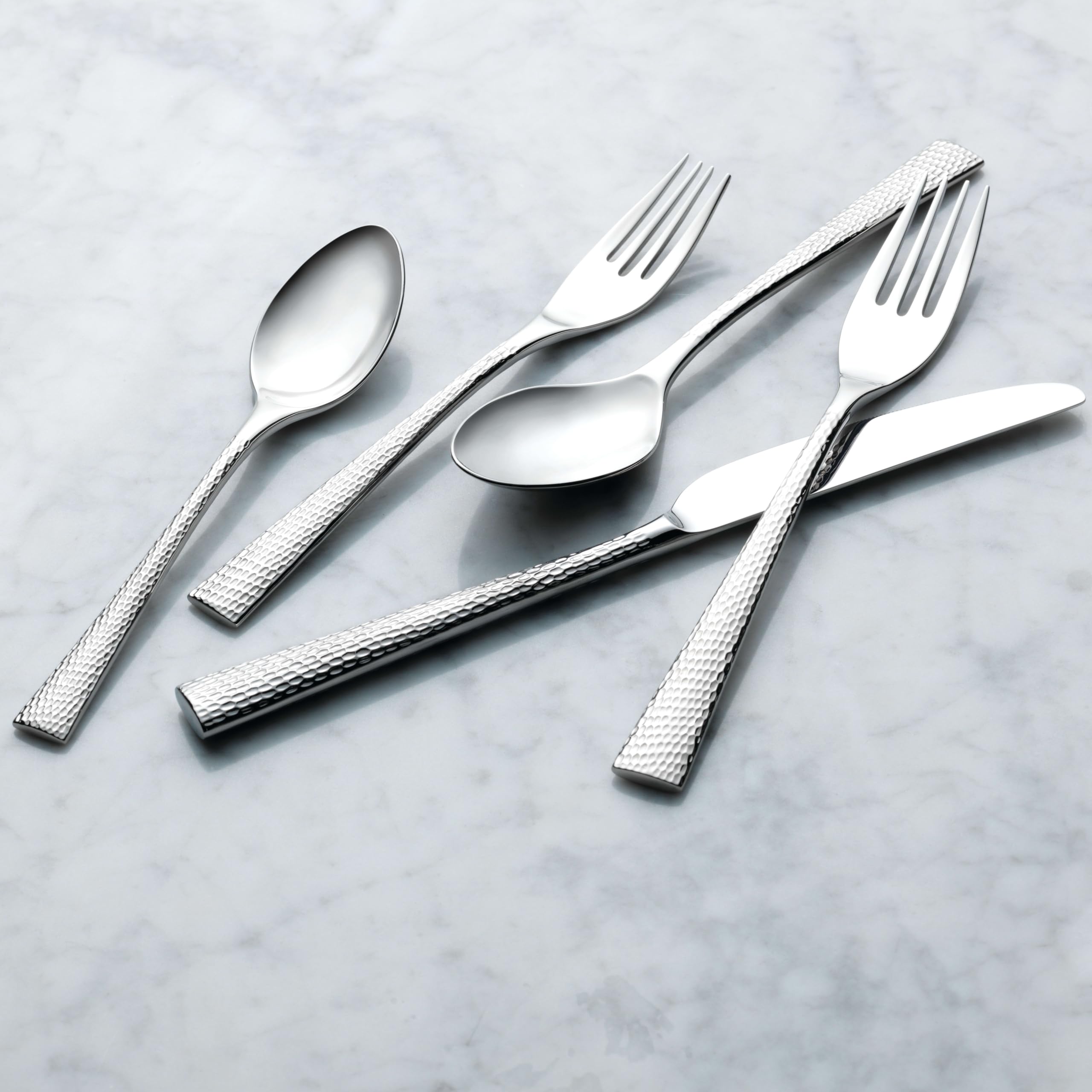 Reserve by Libbey 953 038 Atlantica Salad Fork, 18/10 Stainless Steel, Set of 12