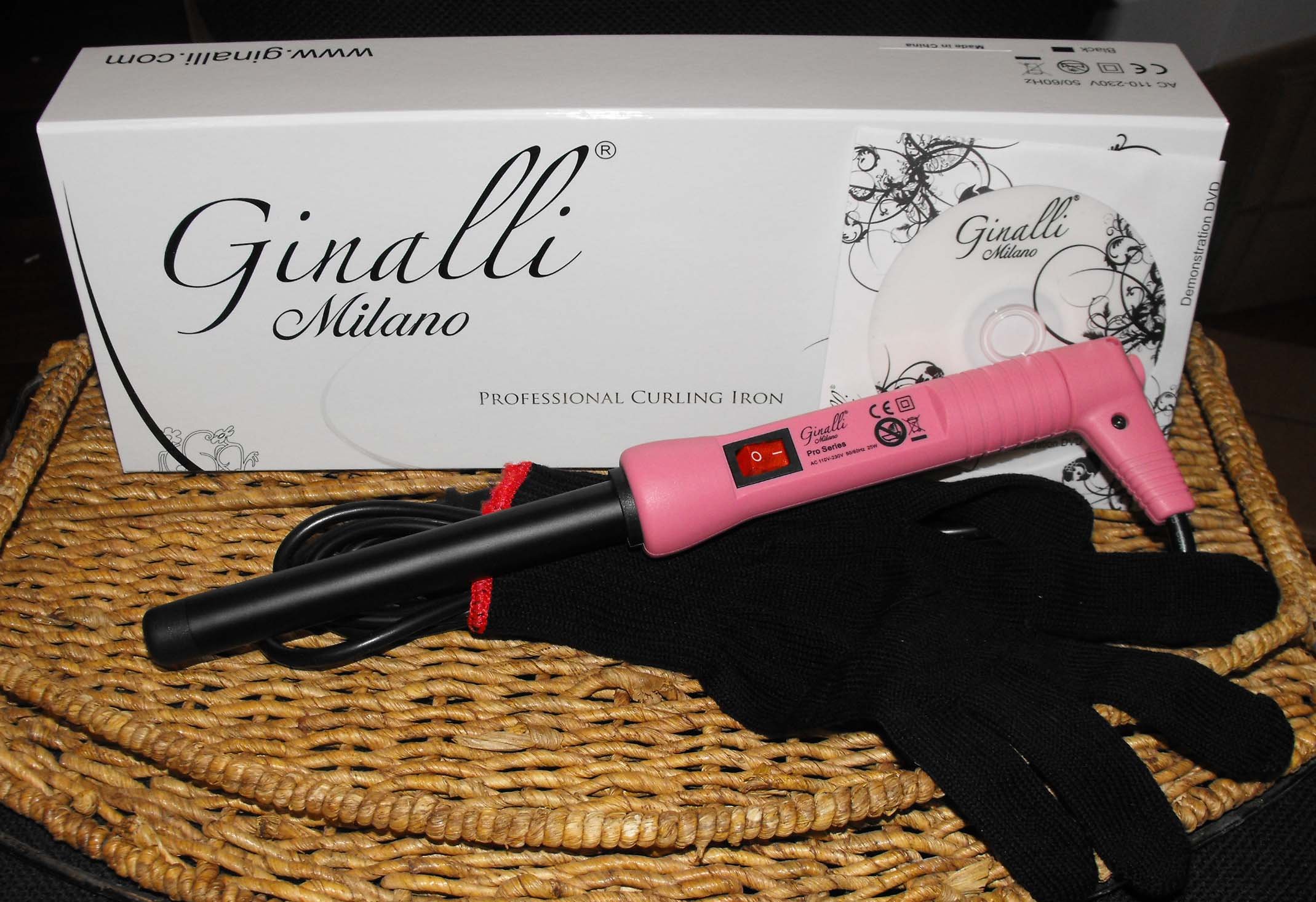 Ginalli Milano 19mm Pink Curling Wand - Barrel Curling Iron 19mm - Ginalli main image 2