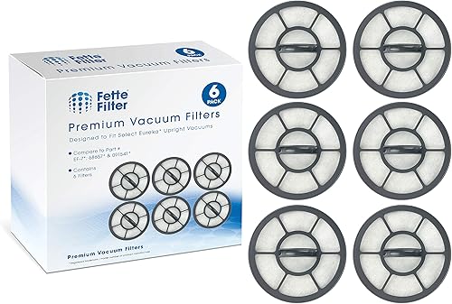 Fette Filter - Exhaust Vacuum Filter Compatible with Eureka AirSpeed EF-7 Models AS3001A, AS3008A, AS3011A, AS3030A, AS3033A. Compare to Part #
