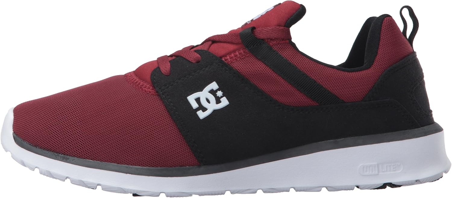 DC Men's Heathrow Casual Skate Shoe 8 Chili Pepper