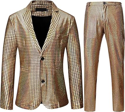 Cambio Broek met pailletten, model 'FRANCIS' in goud gemêleerd online