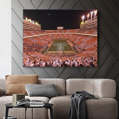 Miniatura 3 de THAELY Póster artístico del estadio Neyland, lienzo decorativo para pared, pósteres e impresiones artísticas para pared de sala de estar,