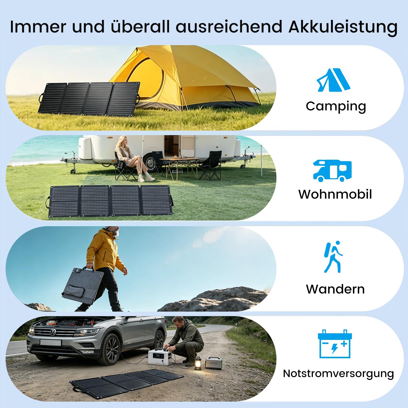 Station d'alimentation portable 300 W avec panneau solaire 110 W, batterie LiFePO4 288 Wh | Générateur solaire, portable, plusieurs sorties, alimentation extérieure, charge rapide, camping, extérieur, voyage, urgence