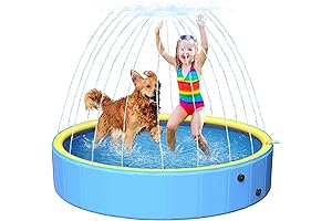 artcool 63" Thicken Dog Pool for Pet and Kids, Perfect for Summer Fun