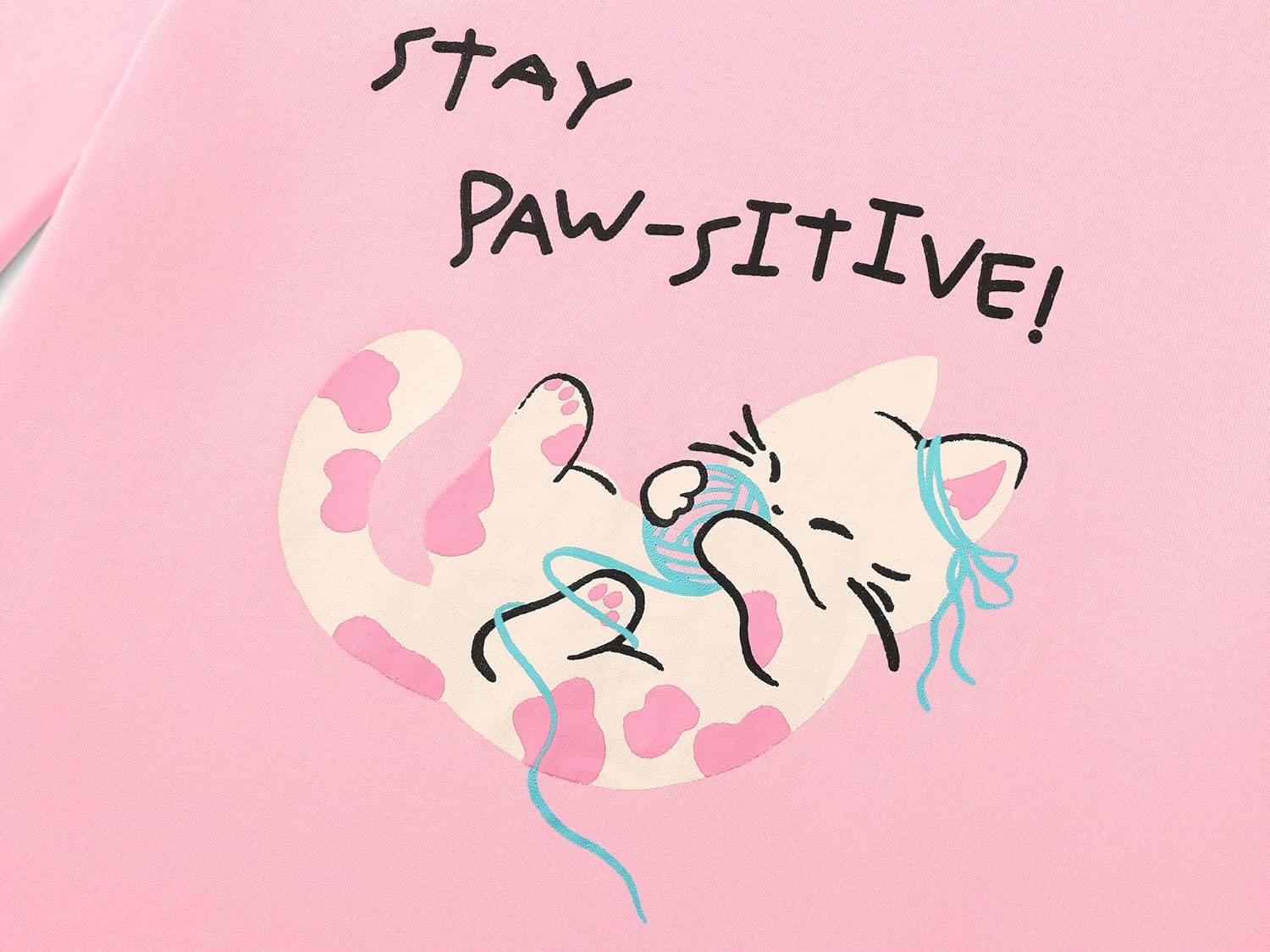 Long Sleeve T-Shirt for Girls - Cute Roller Skating, Cheetah & Smiling Face Print Top Kids Graphic Tees Size 6-18 - Image 3