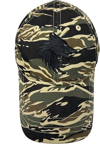 Low Profile Tiger Stripe Camouflage Adjustable Tactical Operator Hat