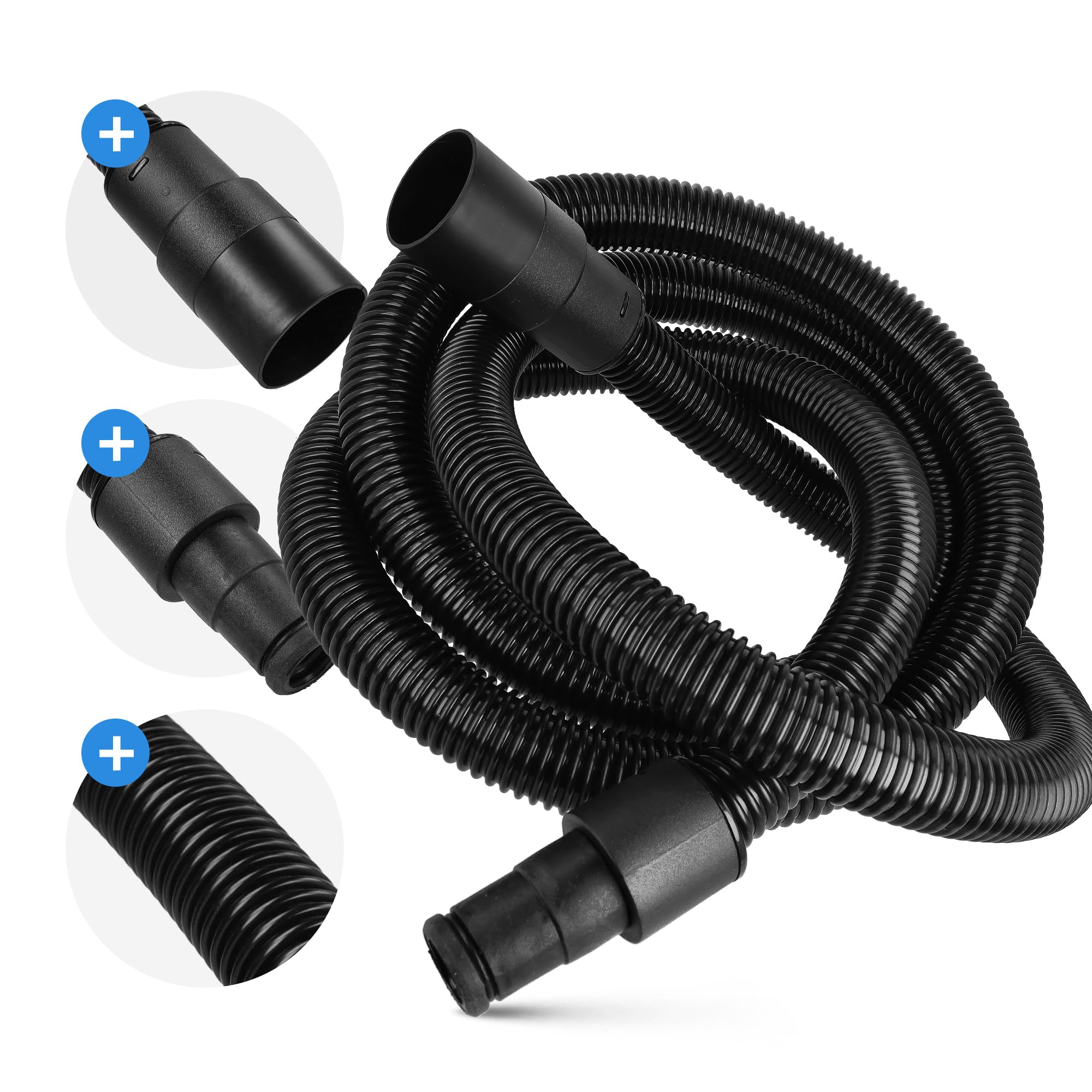 SAUGSCHLAUCH 32mm 3,5M ERSATZ-SCHLAUCH FÜR FESTOOL CTL MIDI 26 33 CTM MINI 26 33LE 36 36 E AC-LHS FILTERLUX Robuster & Langlebiger Schlauch für Industriesauger Hohe Kompatibilität