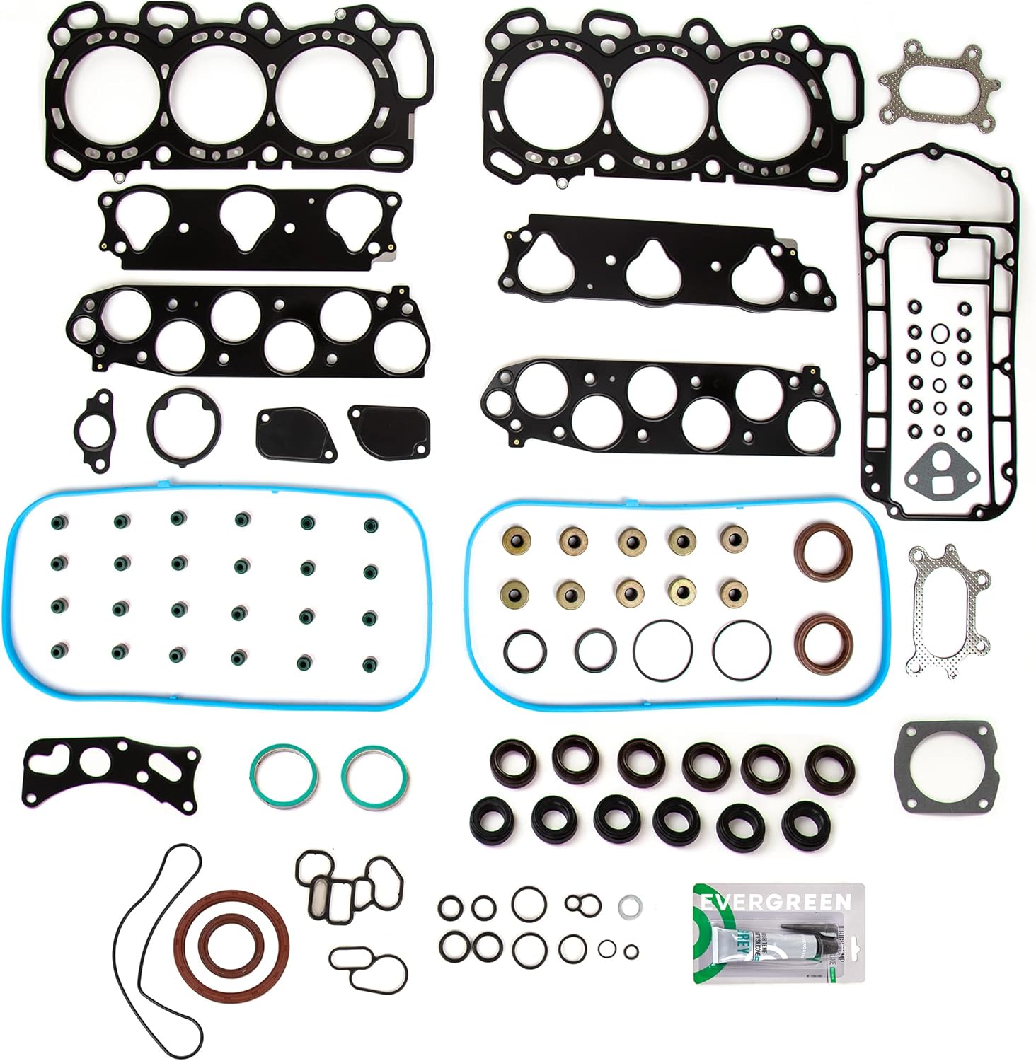 MA-9761313639 Full Gasket Set Compatible With/For 04-07 Saturn Vue 3.5L V6 SOHC