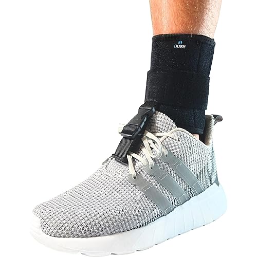 AFO Foot Drop Brace - Drop Foot Brace for Walking - AFO - Unisex (Black)