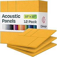 Vista 34 de Paneles insonorizantes de alta densidad para pared, forma hexagonal, paquete de 12 unidades de 14" x 12.1" x 0.4", color naranja de los años 70 70'S