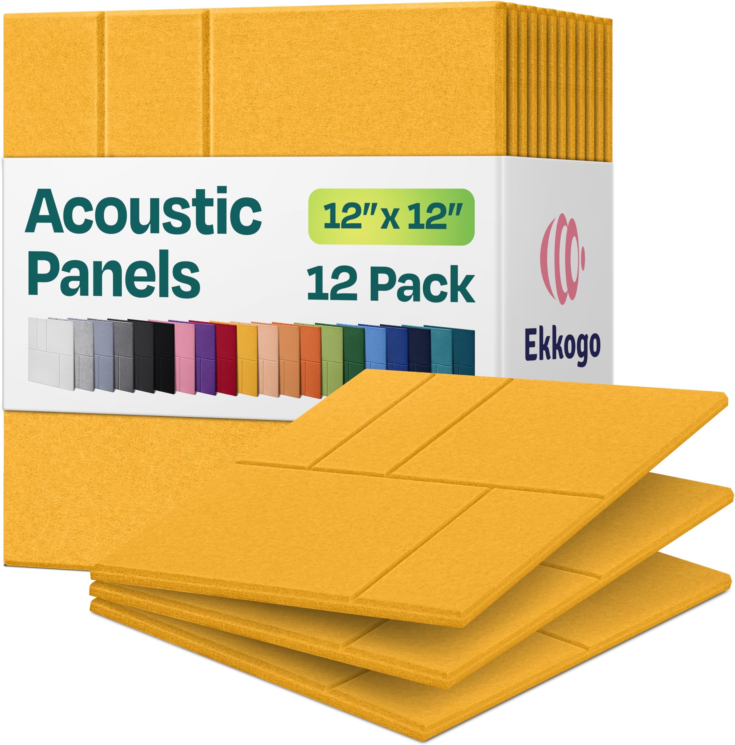 carve 2 Square Poly-fiber Beveled (12 Pack) 30cm Sunset Yellow