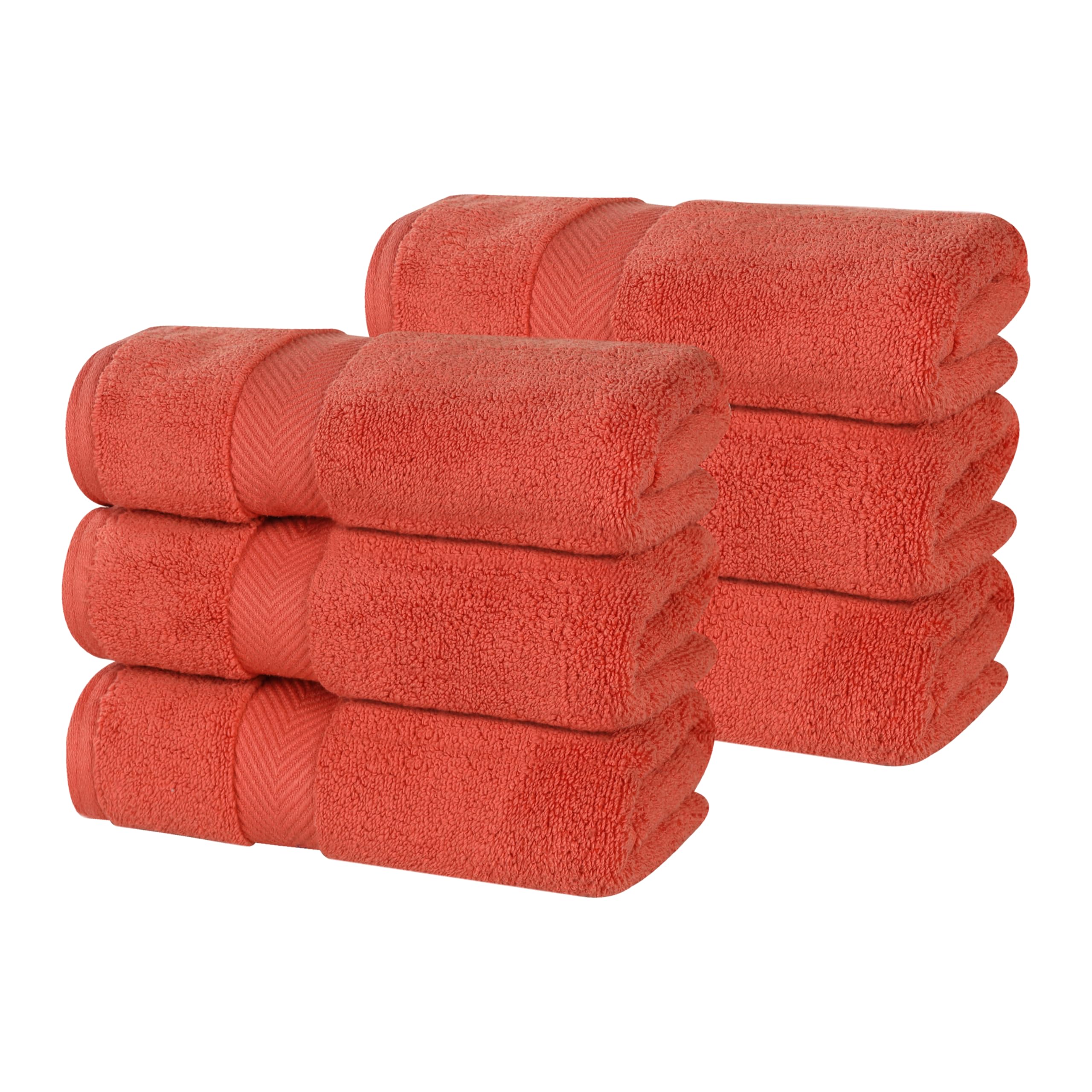 Amazon.com: Superior Cotton Hand Towel Set, Medium Sized Towels, Plush ...