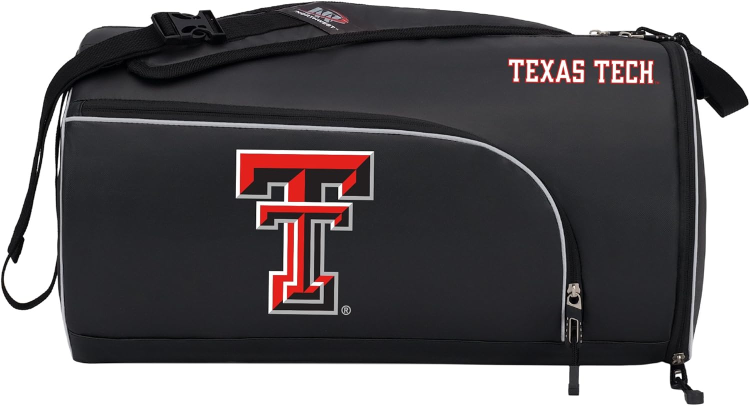 Officially Licensed NCAA "Squadron" Duffel Bag, 20" x 10.75" x 10.75", Multi Color