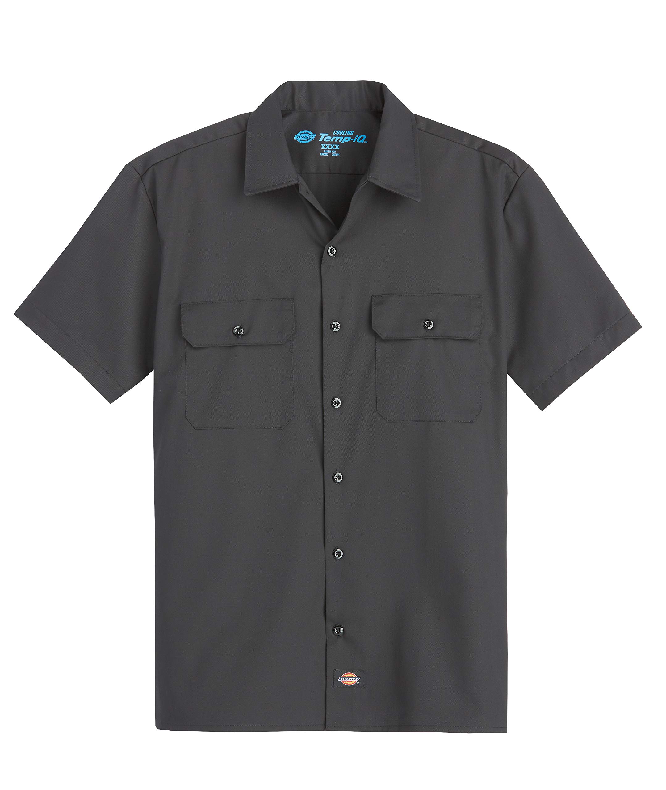 DickiesMen's Flex Cooling Twill Short Sleeve Work Shirt