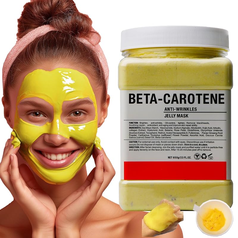 Máscara facial em pó tipo jelly com beta-caroteno DR MEINAIER